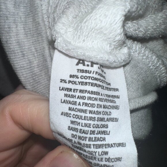 A.P.C. San Francisco sweatshirt - designer hoodie. Men's Medium - Grey - Picture 4 of 5